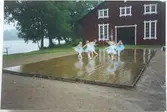 Dansföreställning vid Forsviks bruk, augusti 2002.