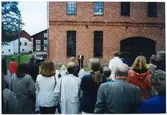 Invigning Forsviks Industriminnen 1 juni 2000: Lars Bergström håller tal
