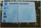 Parkeringen vid Forsviks sluss, Karlsborgs kommun informationstavlor
