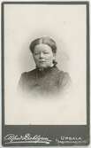 Kabinettsfotografi - Maria Martin, Uppsala 1901