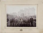 Grupporträtt, Torget, Skutskär, Uppland