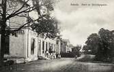 Åseda, parti av Järnvägsgatan, 1914.