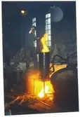 Metallgjuteriet, Ragnar Löchen vid kupolugnen