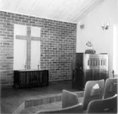 Interiör Klockestrands Missionskyrka