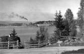 Svanö fabrik från Klockestrand 1930