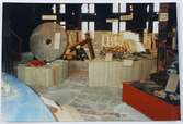 Träsliperiet, basutställning juni 1996. Kvarn, såg, hammare, den medeltida delen