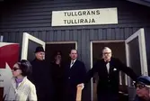 Publik vid båtinvigning