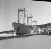 Fartyget Kalmarborg vid kaj
