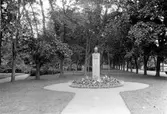 Byst av Elias Sehlstedt i stadsparken