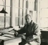 Tjänstemän under tidigare år. Ingenjör Carl Th Wassberg.
Borås Mekaniska Verkstad.