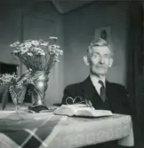 Pensionärer. Oscar Sjöberg, filare. Anställd 1894 - 1945.
Borås Mekaniska Verkstad.