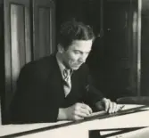 Tjänstemän under tidigare år. Ingenjör Liss Svensson.
Borås Mekaniska Verkstad.