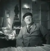 Personalen i arbete. Plåtslageriförman J.E. Björkman.
Borås Mekaniska Verkstad.