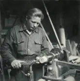 Personalen i arbete. Bengt Magnusson.
Borås Mekaniska Verkstad.