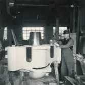 Personalen i arbete. Oscar Persson.
Borås Mekaniska Verkstad.