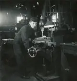 Personalen i arbete. Stig Tornberg.
Borås Mekaniska Verkstad.