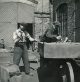 Transporter och specialarbeten. Gjutgodsrensning. K. Rewoschkin, Gustav Anderson.
Borås Mekaniska Verkstad.
