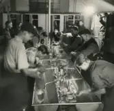 Interiörer från tvätt- och duschrummen.
Borås Mekaniska Verkstad.