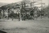 Montage av bomullsmagasin i Varberg år 1924.
Tillverkad av Borås Mekaniska Verkstad.