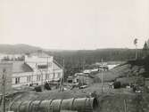 Finnforsens kraftverk år 1911. Exteriör.
Rörsektioner tillverkade av Borås Mekaniska Verkstad.