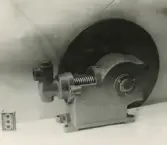 Hydrauliska pumpar och manöverventiler. Mindre matarpump.
Tillverkad av Borås Mekaniska Verkstad.