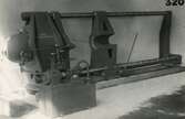 Hydrauliska maskiner. 150 tons hjulpress.
Tillverkad av Borås Mekaniska Verkstad.