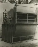 Färgerimaskiner. Färgkuff av syrafast stål.
Tillverkad av Borås Mekaniska Verkstad.