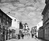 Foto mot nno, till vänster kvarteret Kopparslagaren och till höger kvarteret Målaren.