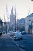 Vasagatan mot Nikolaikyrkan.