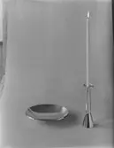 SILVERSKÅL OCH LJUSSTAKE