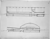 IDROTTSHALL I SUNDSVALL (MODELL + RITNINGAR