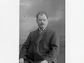 Mansporträtt. Politiker. Riksdagsman Sven Larsson.