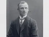 Mansporträtt. Brevbärare Andersson.