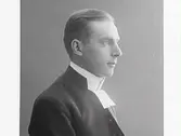 Mansporträtt. Kyrkoherde Ernst Sjöblom.