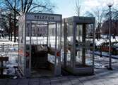 Telefonkiosker vid Stora Gatan