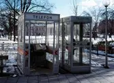 Telefonkiosker vid Stora Gatan