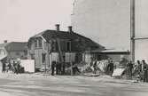 En del av Petzällska fastigheten revs i april 1924 för nybygge, klart i mars 1925. Åsbogatan.