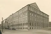 Bröderna Wennerlund AB, omkring 1937. Fastigheten just färdigbyggd 1929, kvarteret Vulkanus.