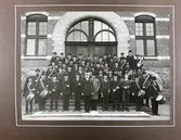 Trollhättan. Gruppbild musikförening