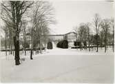 Botaniska trädgården med Uppsala slott i bakgrunden