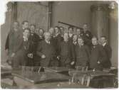 En grupp män i en lärosal, Uppsala