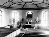 Interiör från Långareds kyrka i Långared.