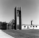 Nolbykapellet med dess klocktorn och lanterninen strax bakom.