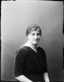 Gerda Bergman, Östhammar Uppland, 1918