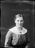 Gerda Andersson från Ledsundet, Börstil socken, Uppland, 1919