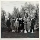 Vänersborg. Tvättinrättningen på Reuterskiöldska området. Personal som ska åka på studieresa