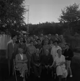 Familjeporträtt. Troligen 50-60 talet.