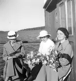 Kvinnor på färja