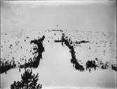 Skidåkning i backen, Uppsala