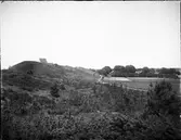 Vy över Gamla Uppsala högar, Uppsala